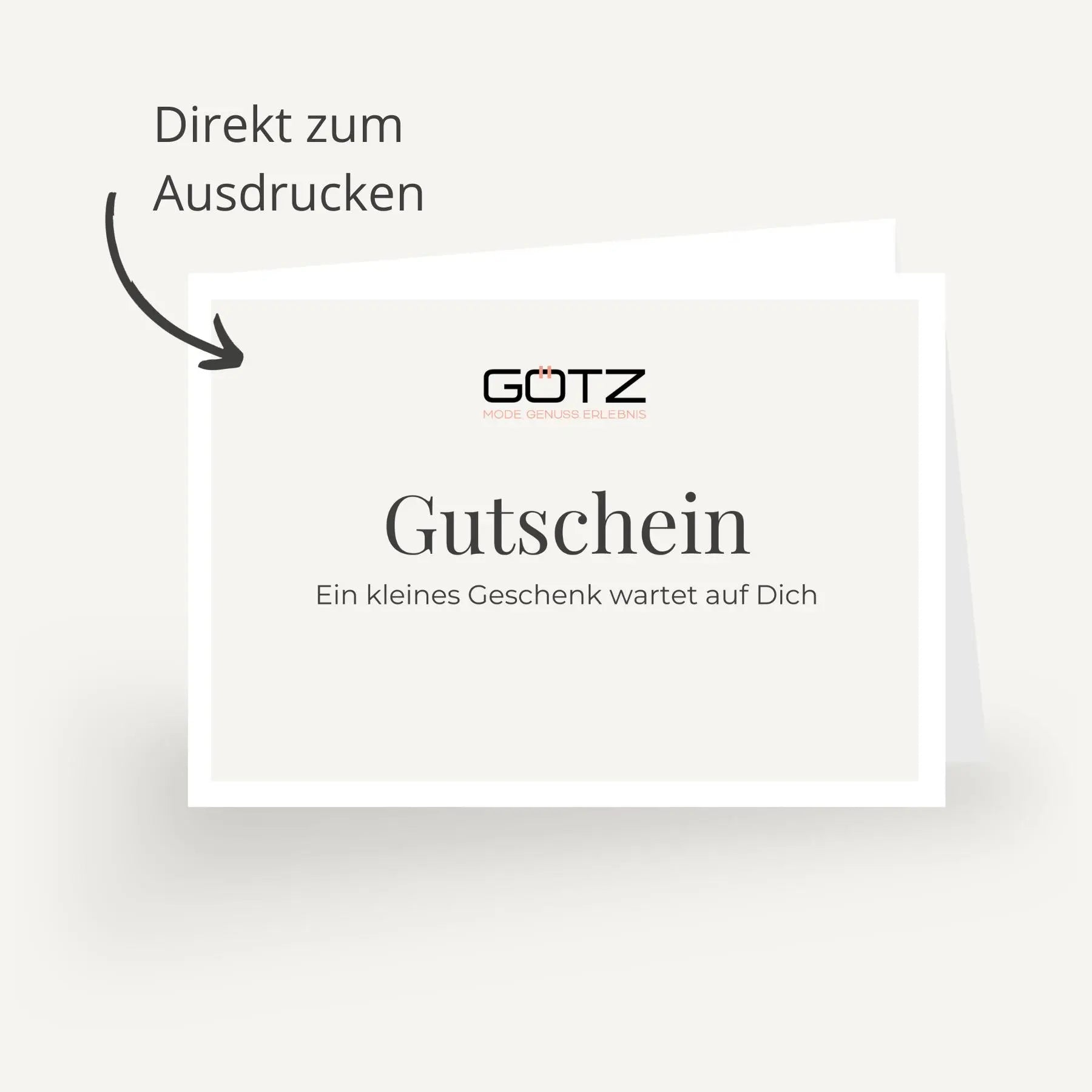 Geschenkgutschein per E-mail