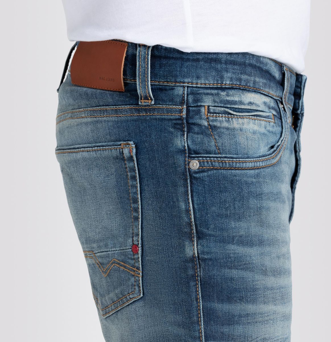 MAC JEANS - Arne Pipe, Workout DenimFlexx