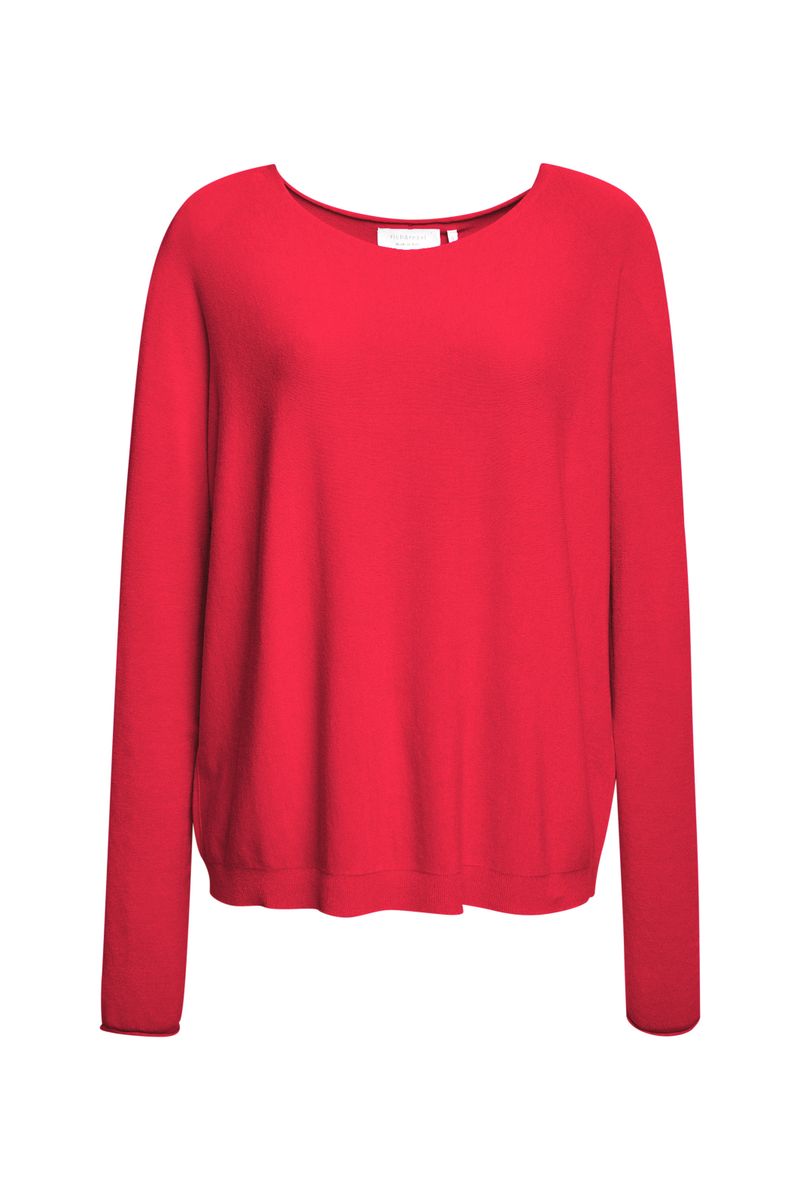 Seamless boat neck