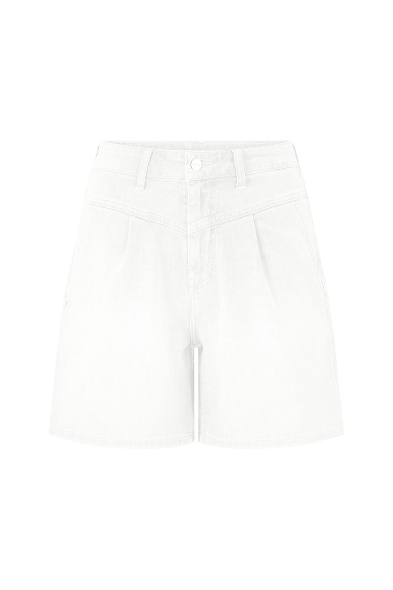 white denim shorts organic