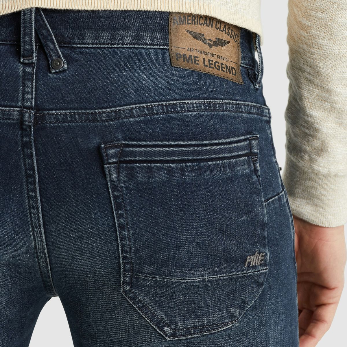 PME LEGEND NIGHTFLIGHT JEANS STONE MID GREY
