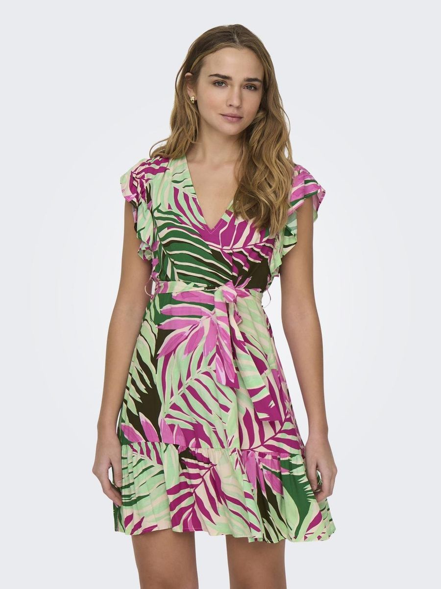 ONLSANDIE LIFE CAPSL .V-NECK DRESS PTM