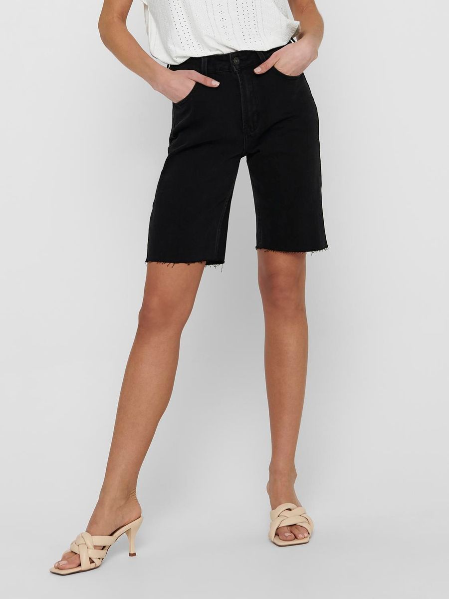 ONLEMILY HW LONG SHORTS RAW BB MAS0033