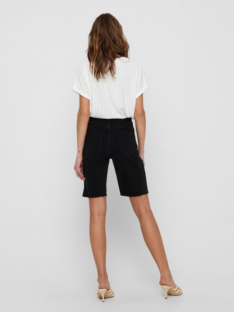 ONLEMILY HW LONG SHORTS RAW BB MAS0033