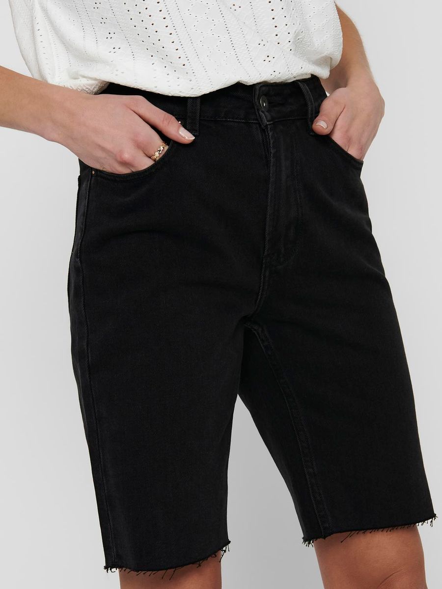 ONLEMILY HW LONG SHORTS RAW BB MAS0033
