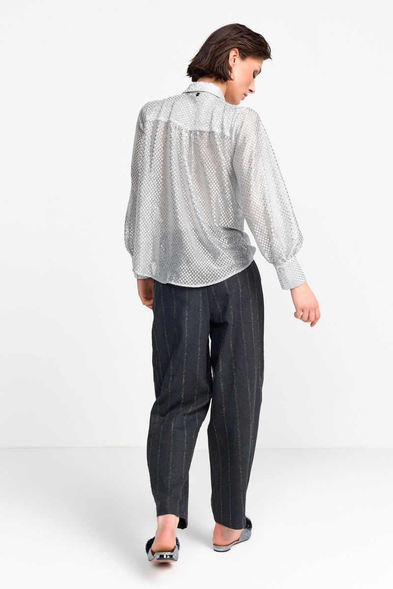 Shiny blouse