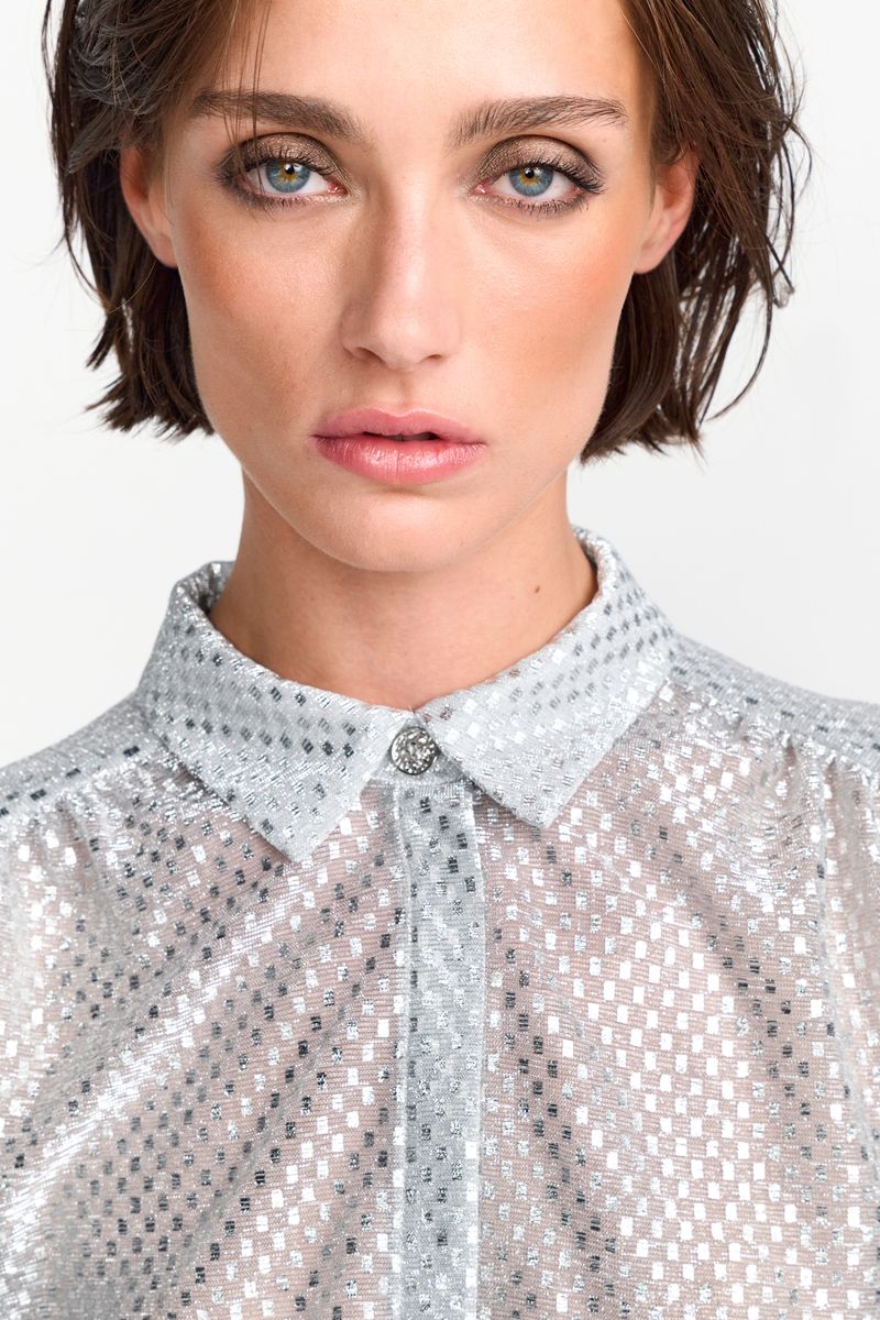 Shiny blouse