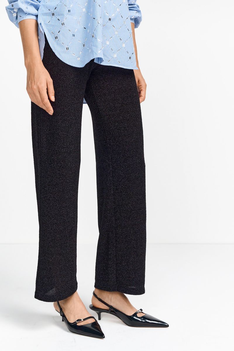 Sparkling straight leg pants