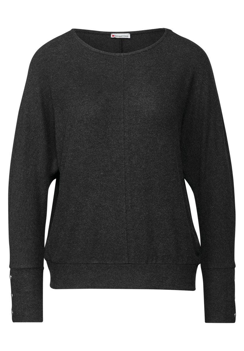 Shirt mit breiten Bündchen