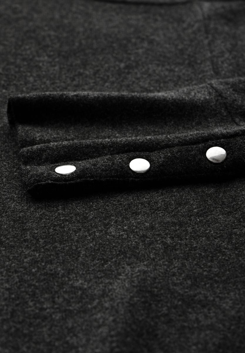 Shirt mit breiten Bündchen