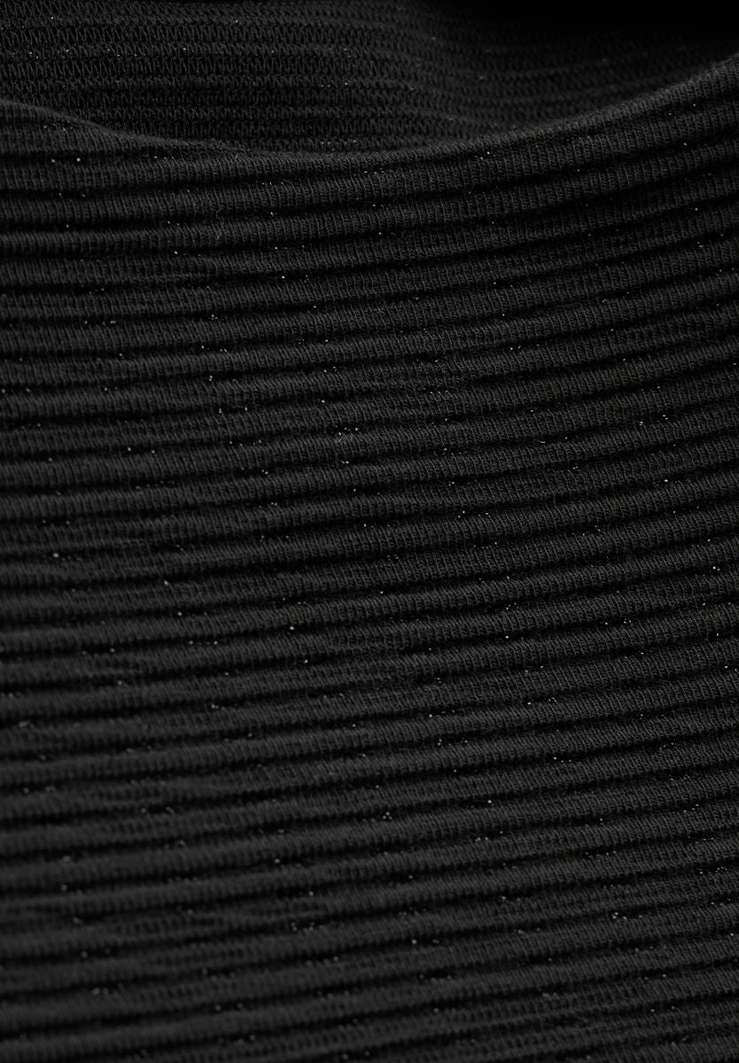 Knielanges Glitzer-Kleid