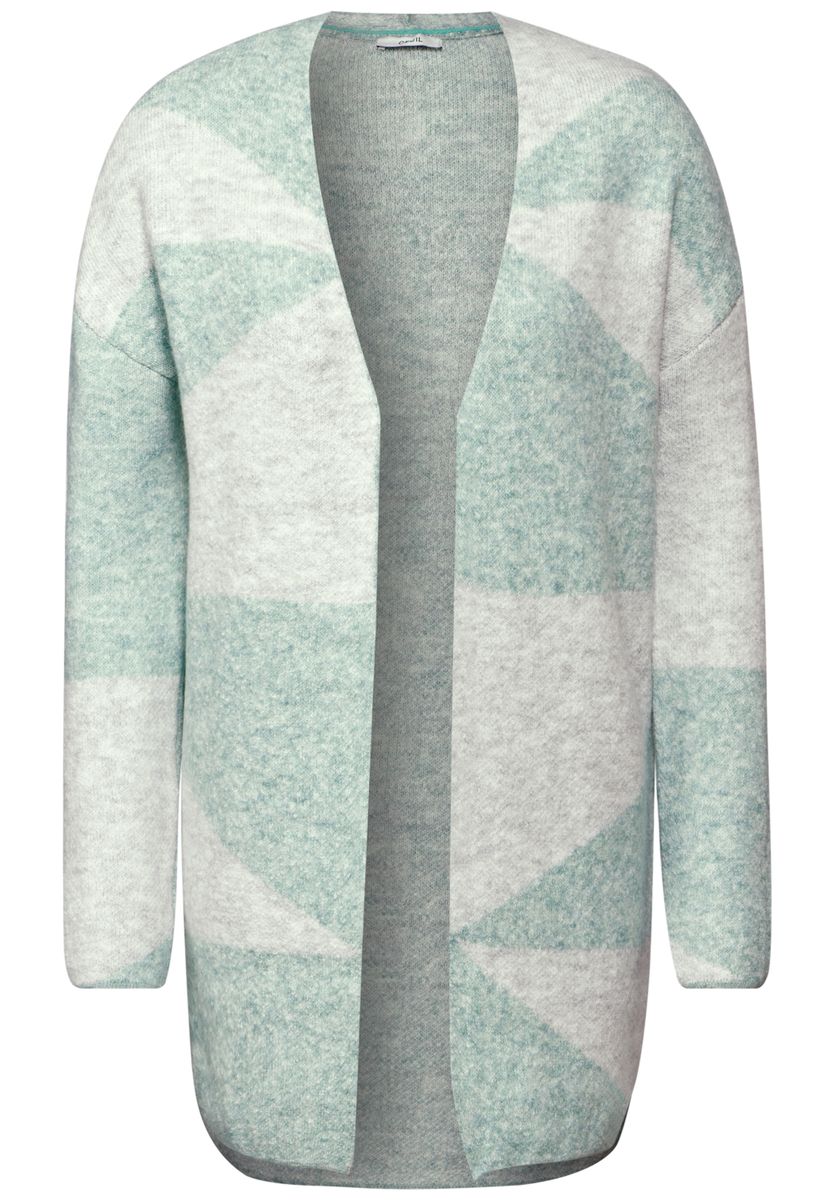 Gemusterte Strickjacke