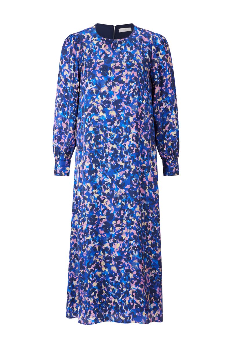 Printed midi dress