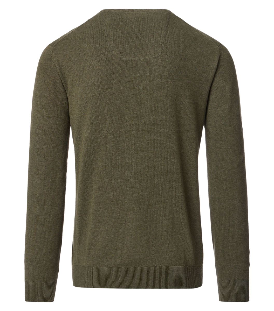 Pullover mit V-Ausschnitt uni 004430