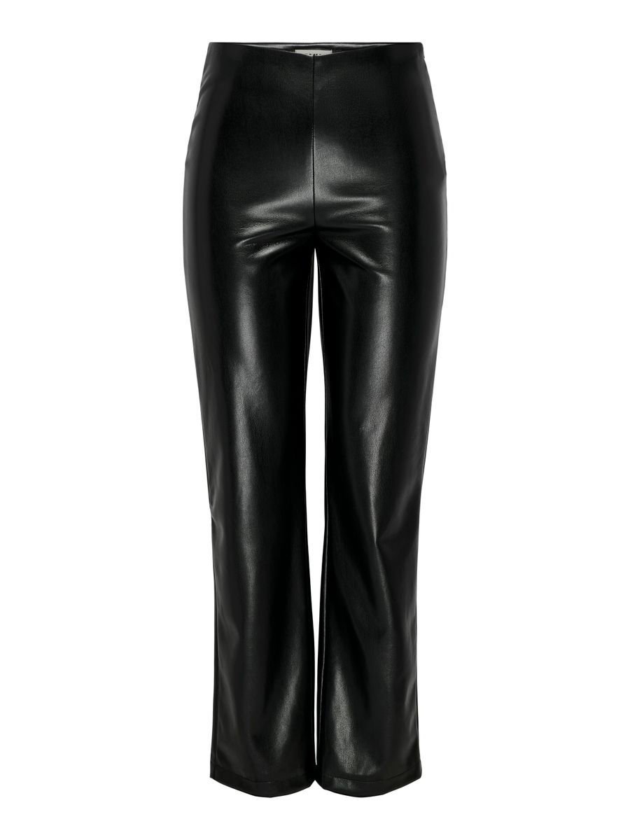 ONLZETA HW FAUX LEA STRAIGHT CC PANT PNT