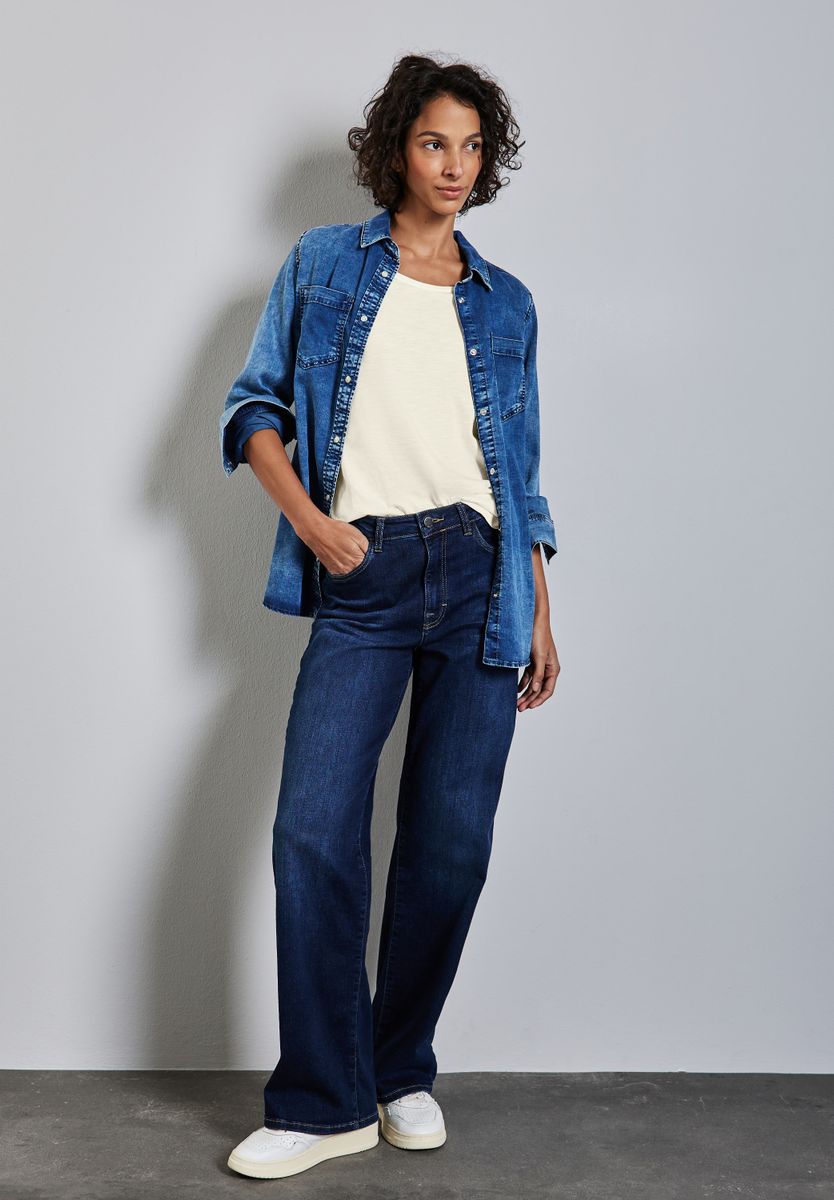 Basic T-Shirt in Unifarbe