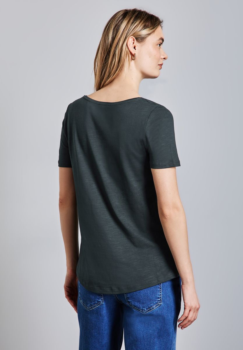 Basic T-Shirt in Unifarbe