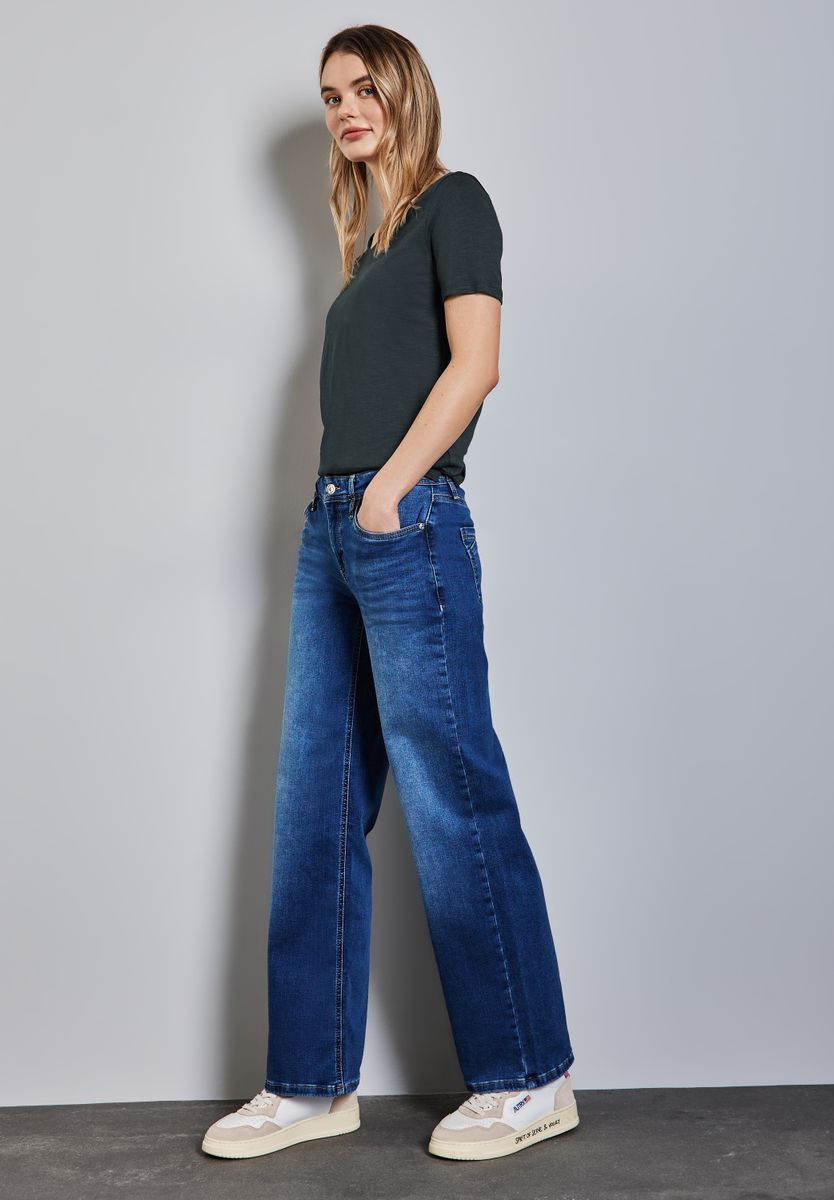 Basic T-Shirt in Unifarbe