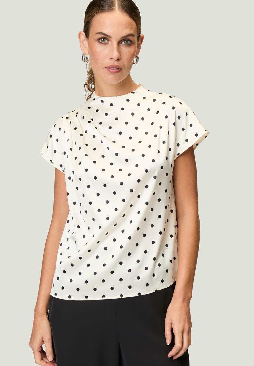 Satinbluse