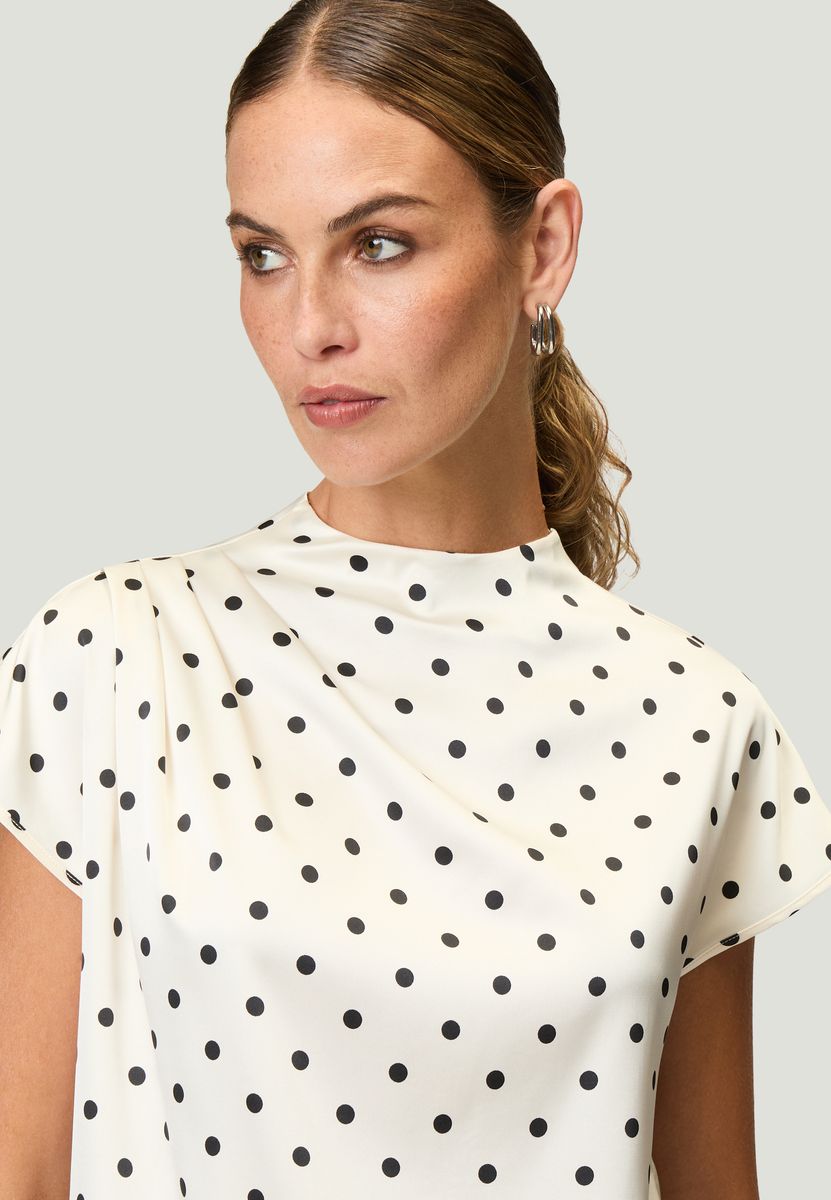 Satinbluse