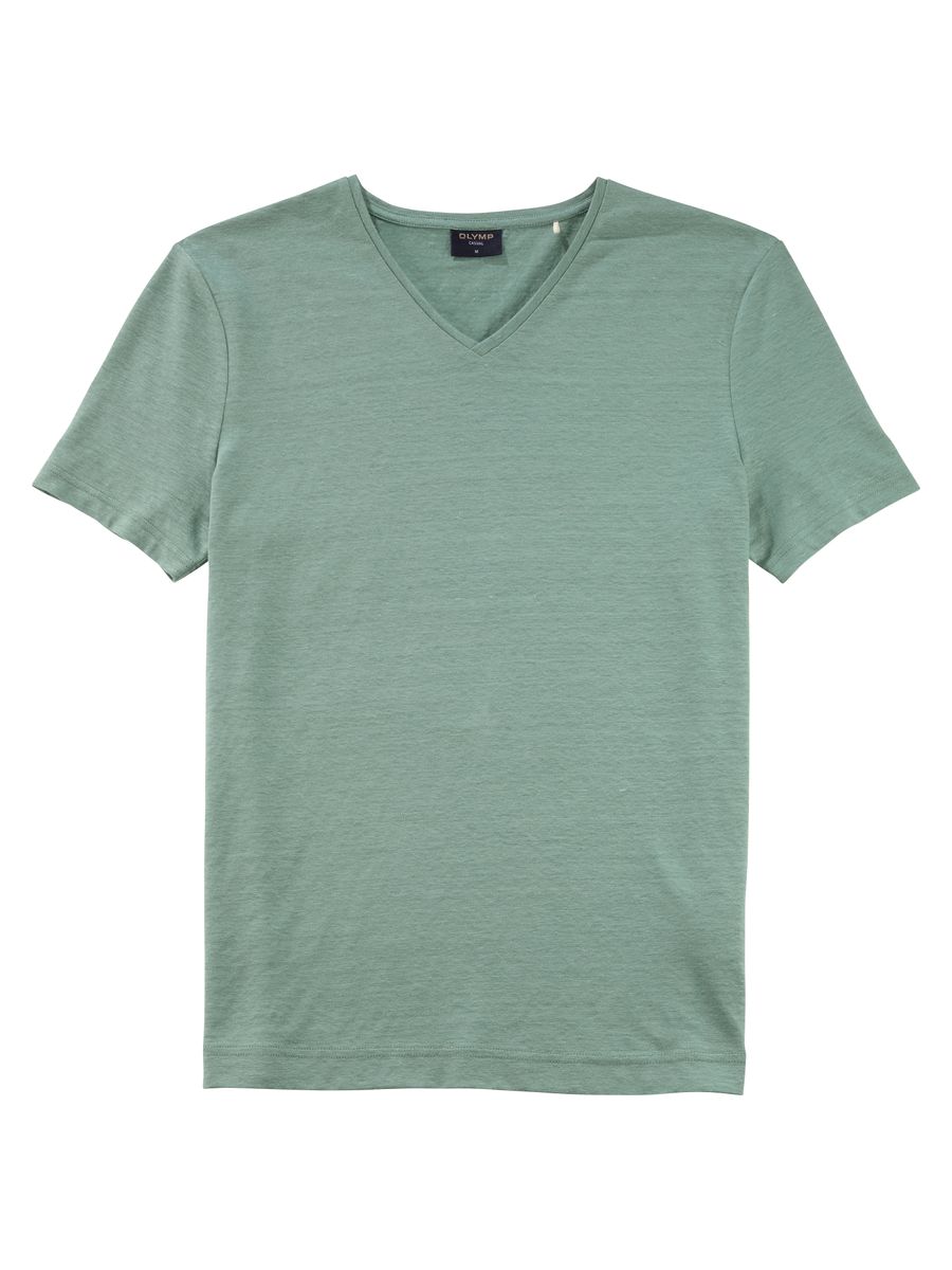 Linen V-Neck T-Shirt