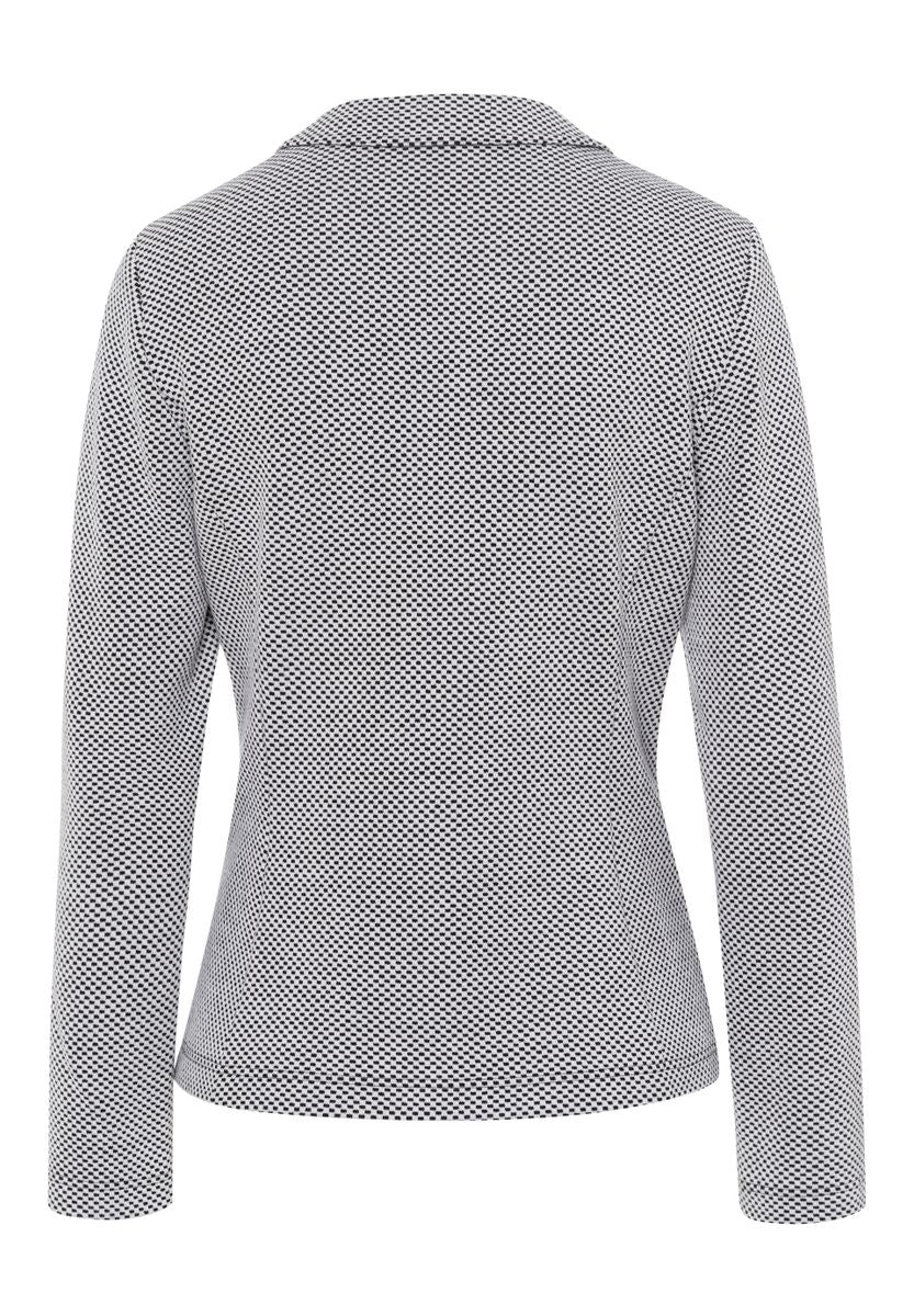 Blazer NOS aus zweifarbigem Jersey