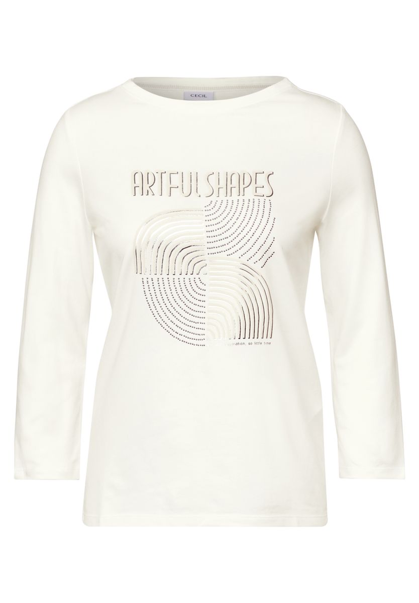 Shirt mit Schimmer-Print