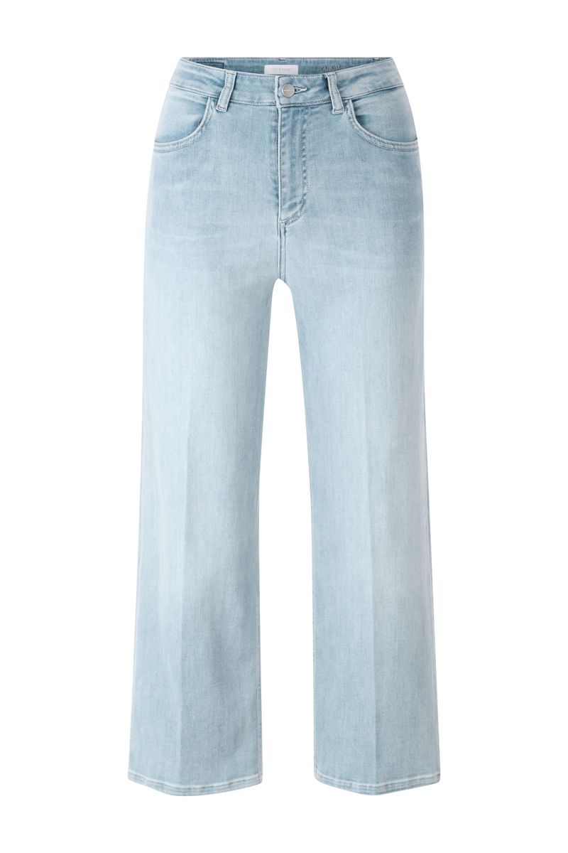 Culotte Light Blue Satin Denim