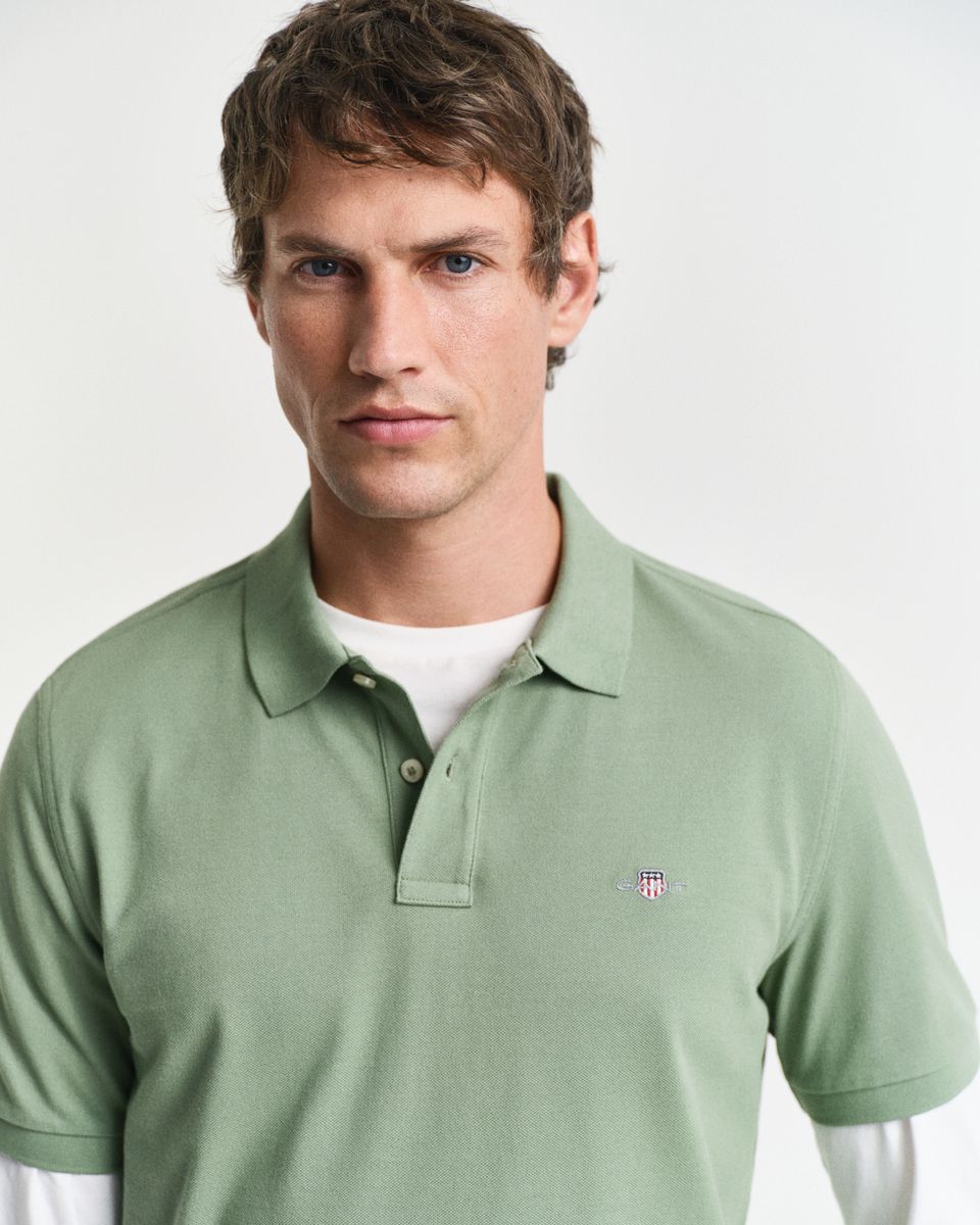 Regular Fit Shield Piqué Poloshirt