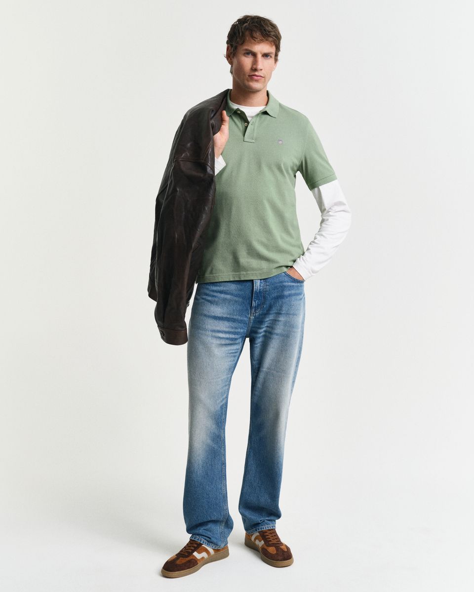 Regular Fit Shield Piqué Poloshirt