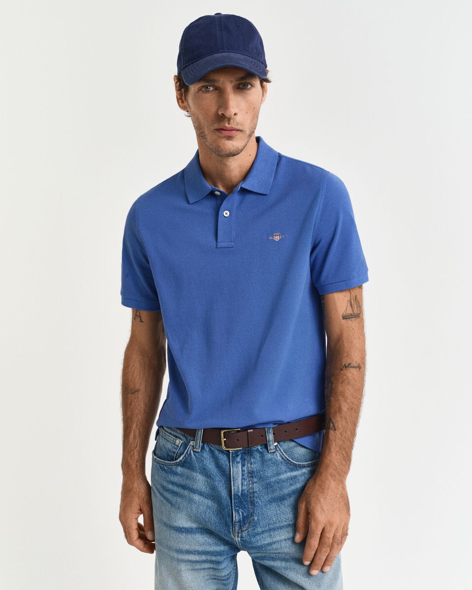 Regular Fit Shield Piqué Poloshirt