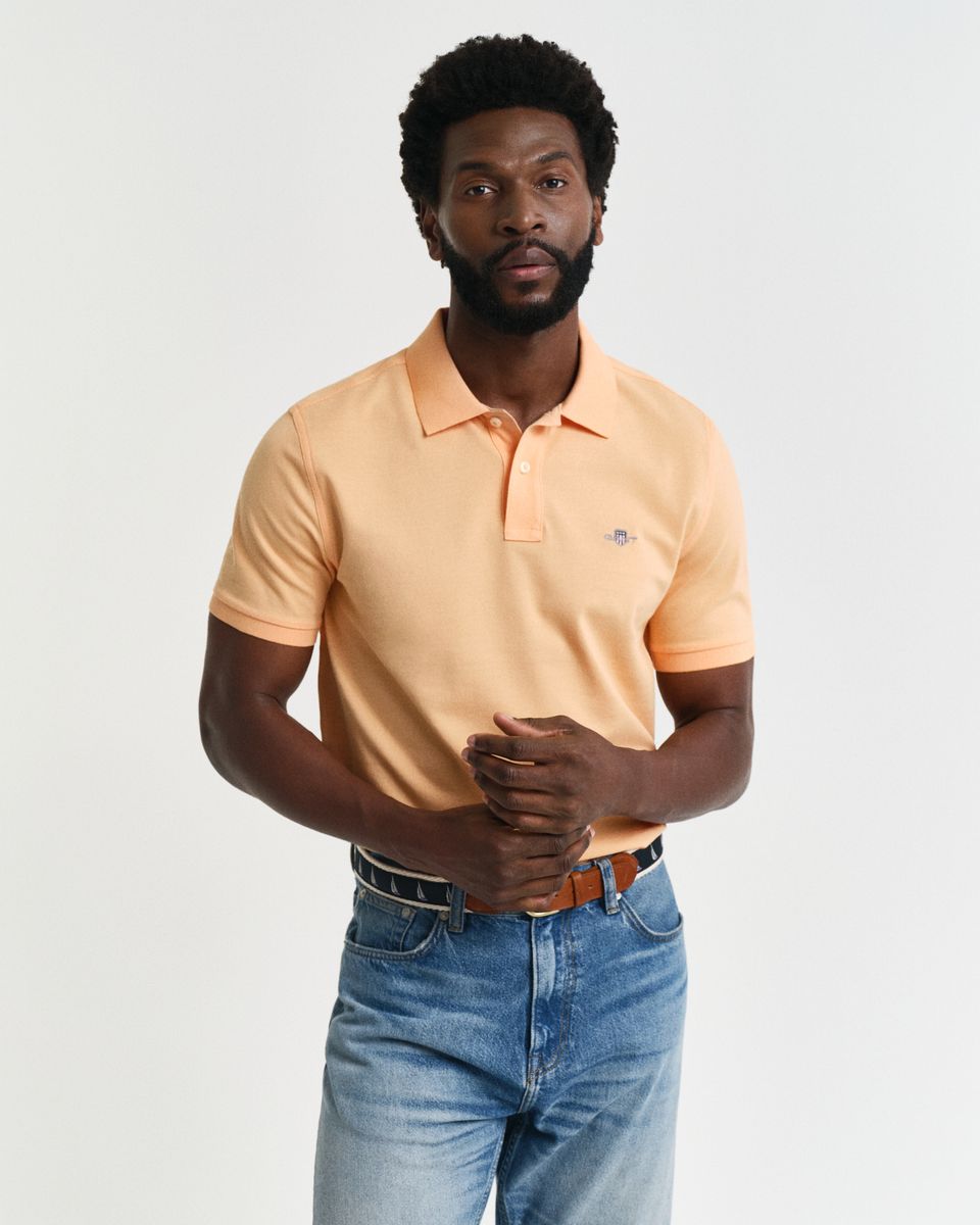 Regular Fit Shield Piqué Poloshirt