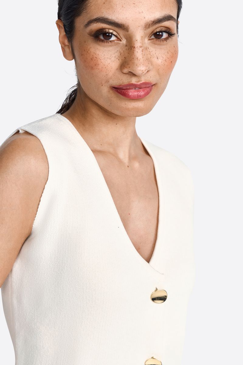 Knit Asymmetric Vest