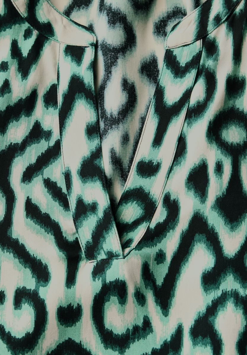 Gemusterte Bluse