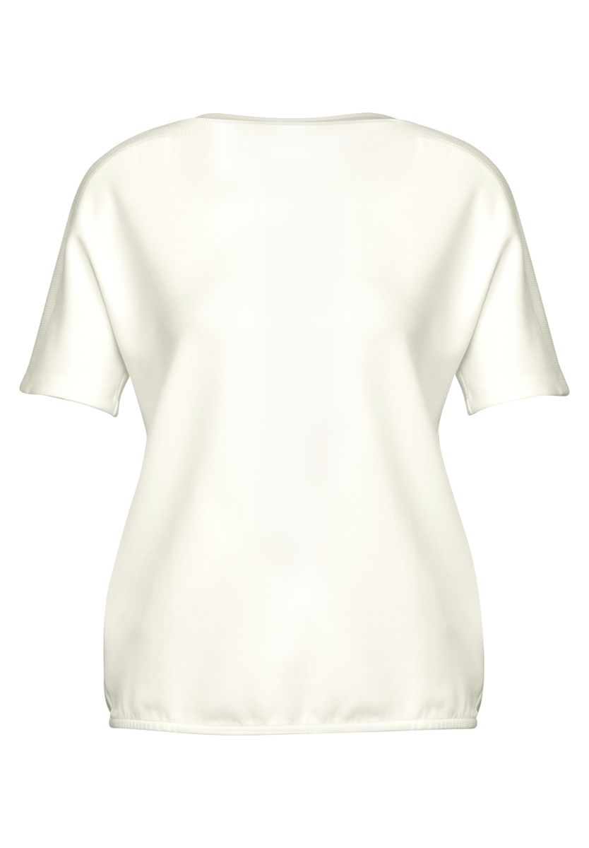 Shirt mit U-Boot-Ausschnitt