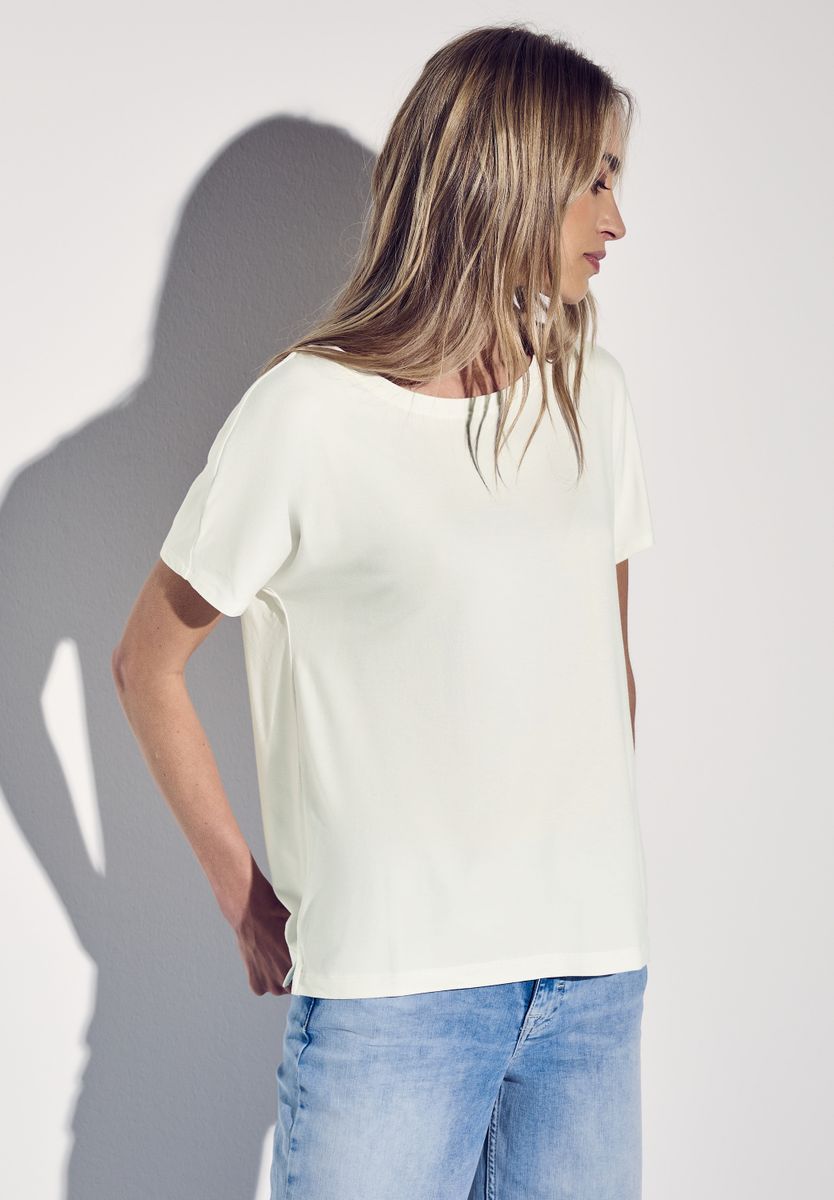 Shirt in Unifarbe