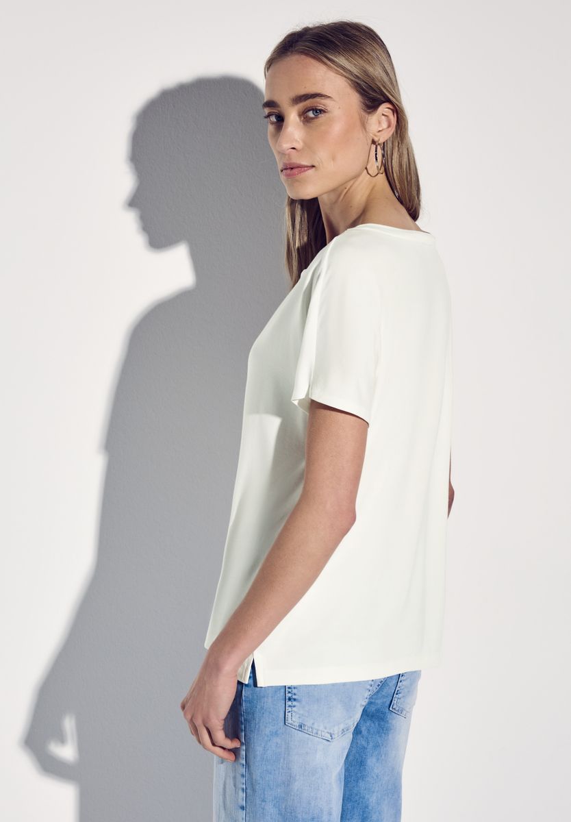 Shirt in Unifarbe