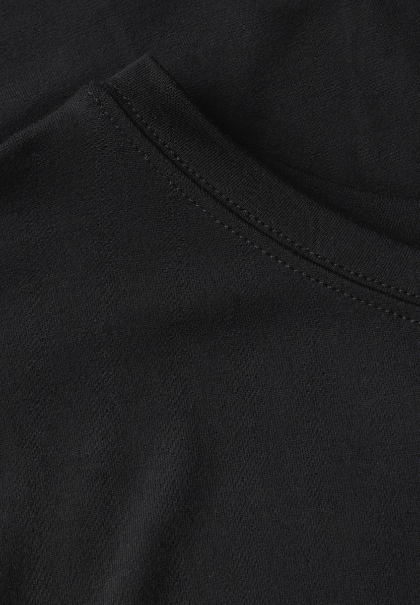 Shirt in Unifarbe