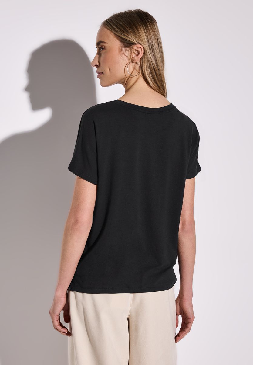 Shirt in Unifarbe