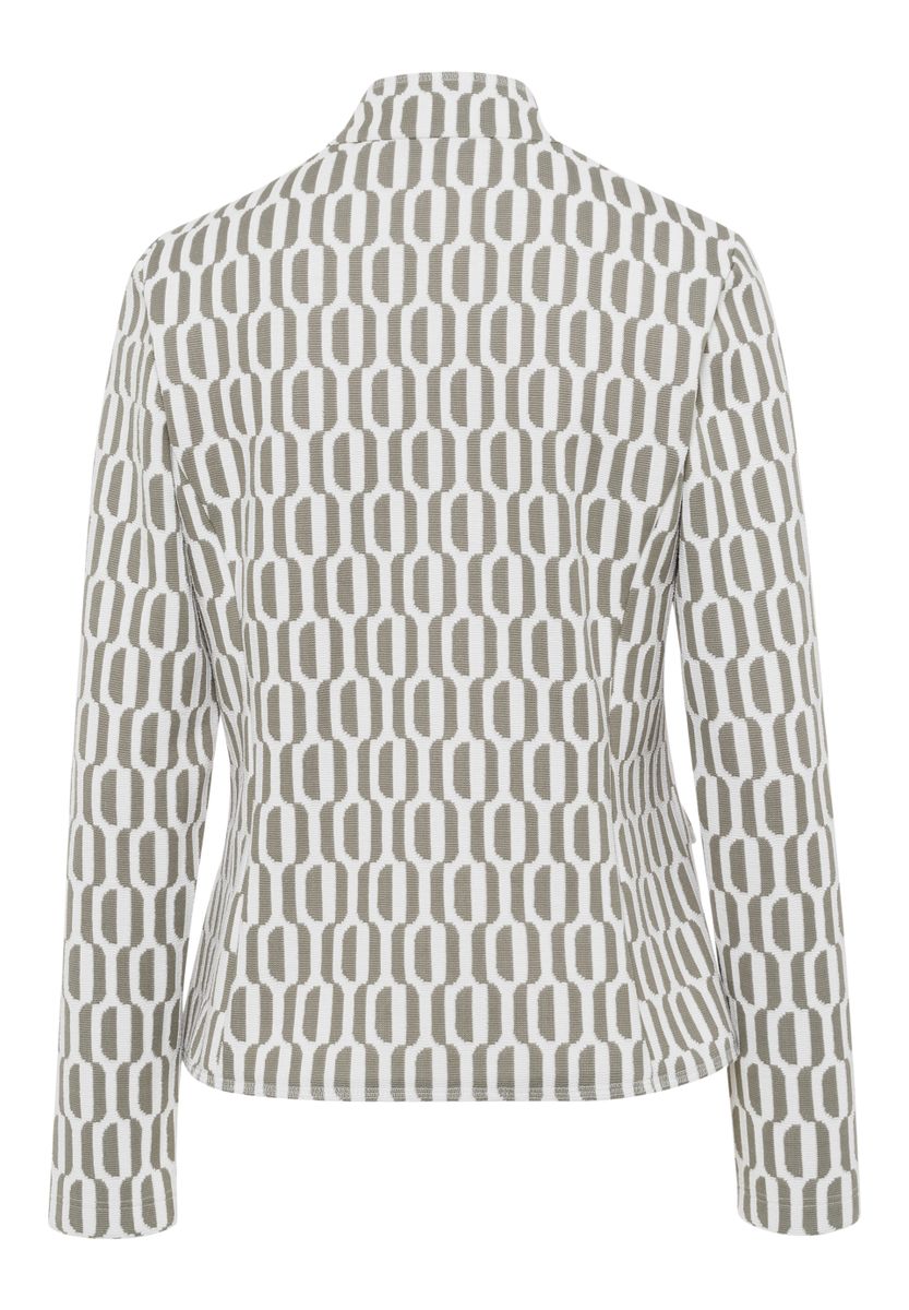 Jerseyblazer FLOWER HARMONY im graphischen Dessin