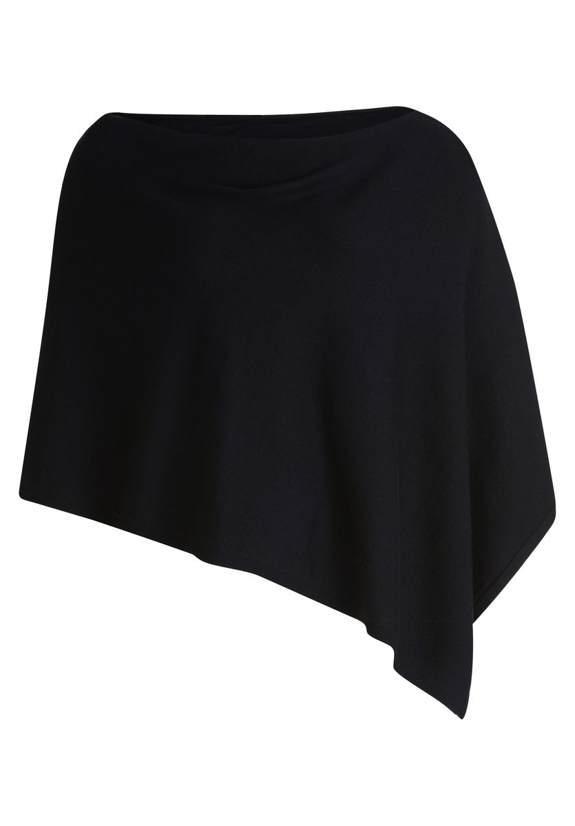 Strick-Poncho