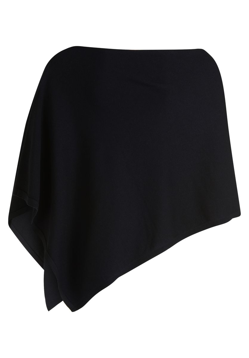 Strick-Poncho