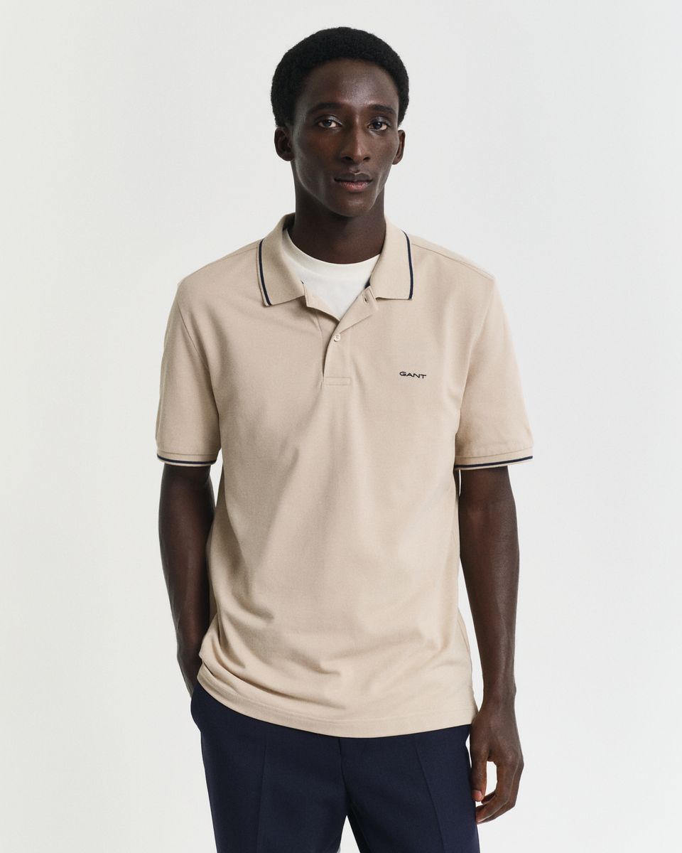 Tipped Piqué Poloshirt
