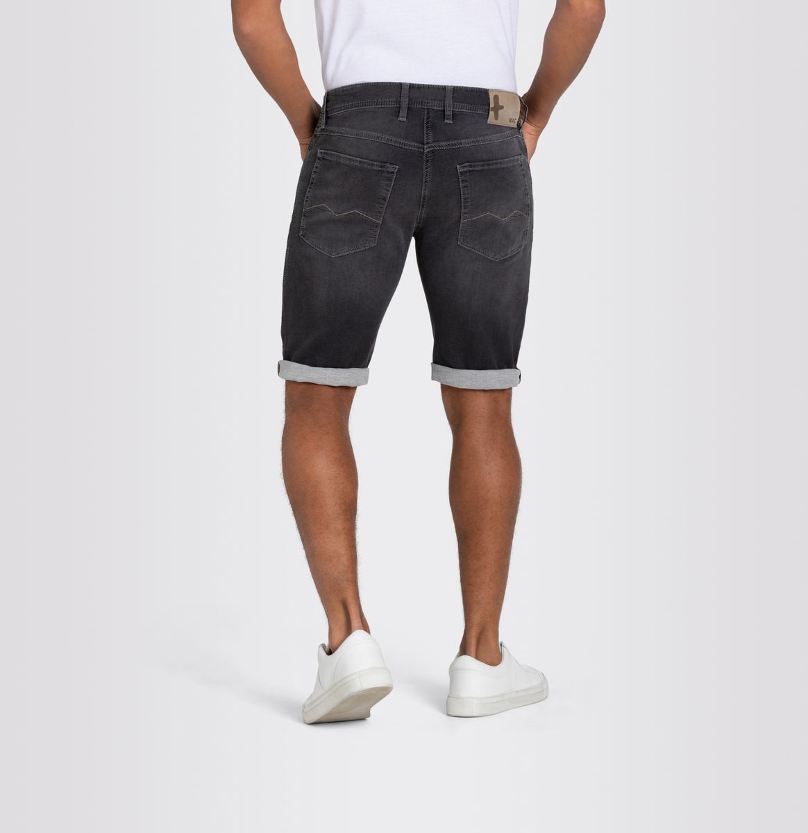 MAC JEANS - Jogn Bermuda, Light Sweat Denim