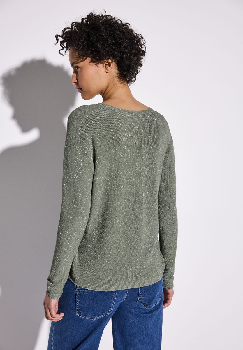 Glitzernder Pullover