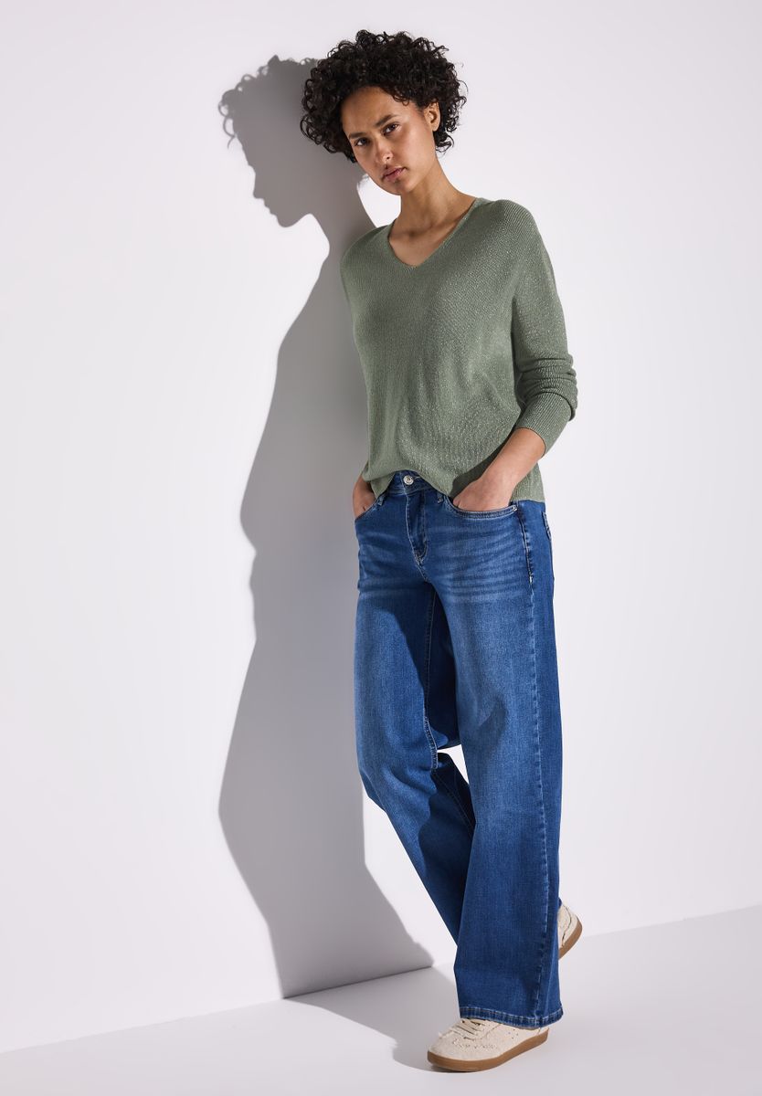 Glitzernder Pullover