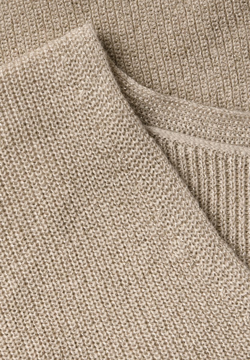 Glitzernder Pullover