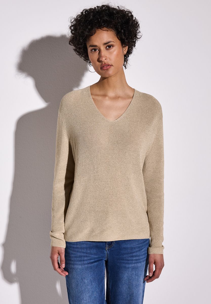 Glitzernder Pullover