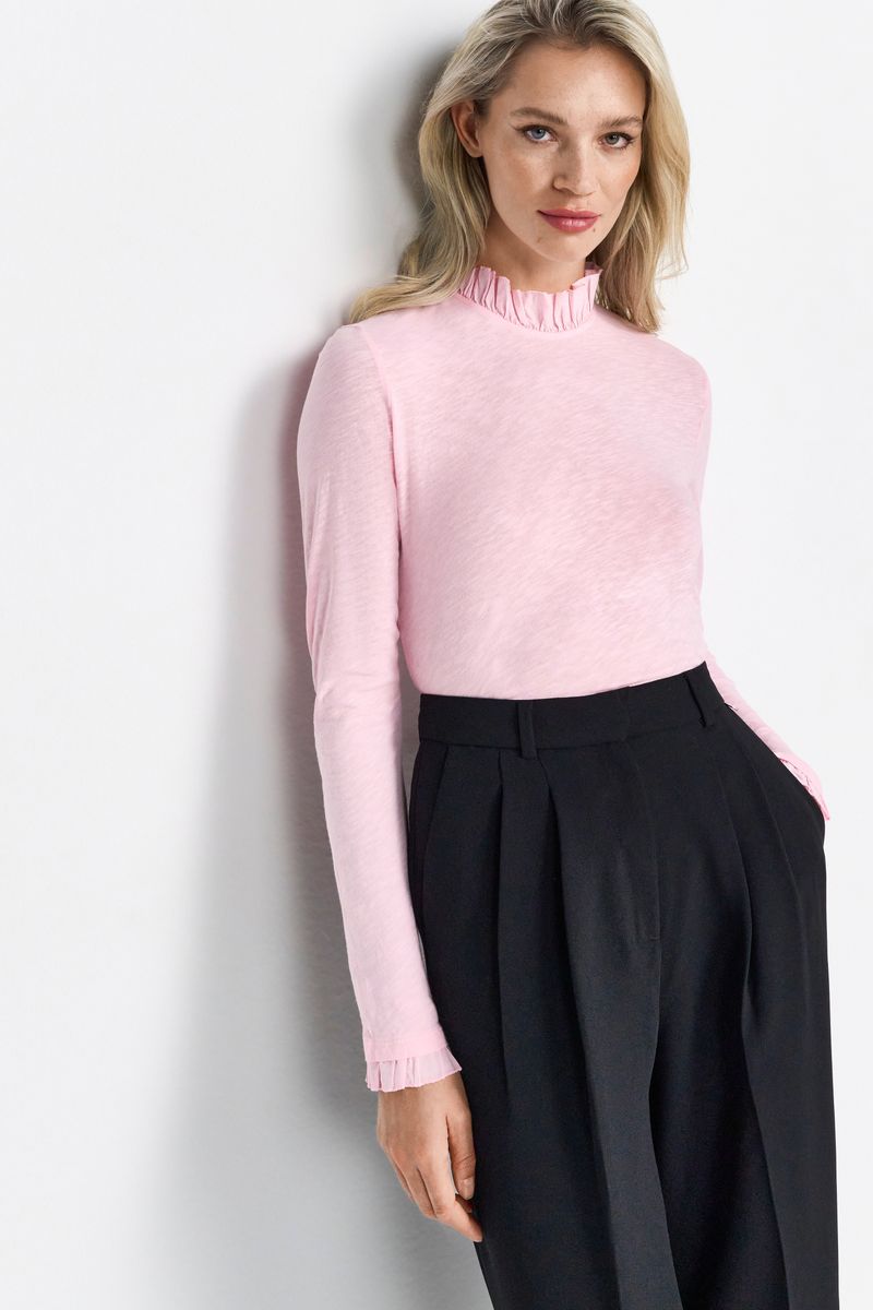 Organic Slub Frill Longsleeve