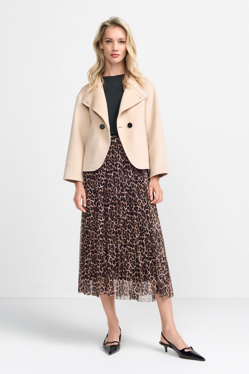 Printed Tulle Skirt
